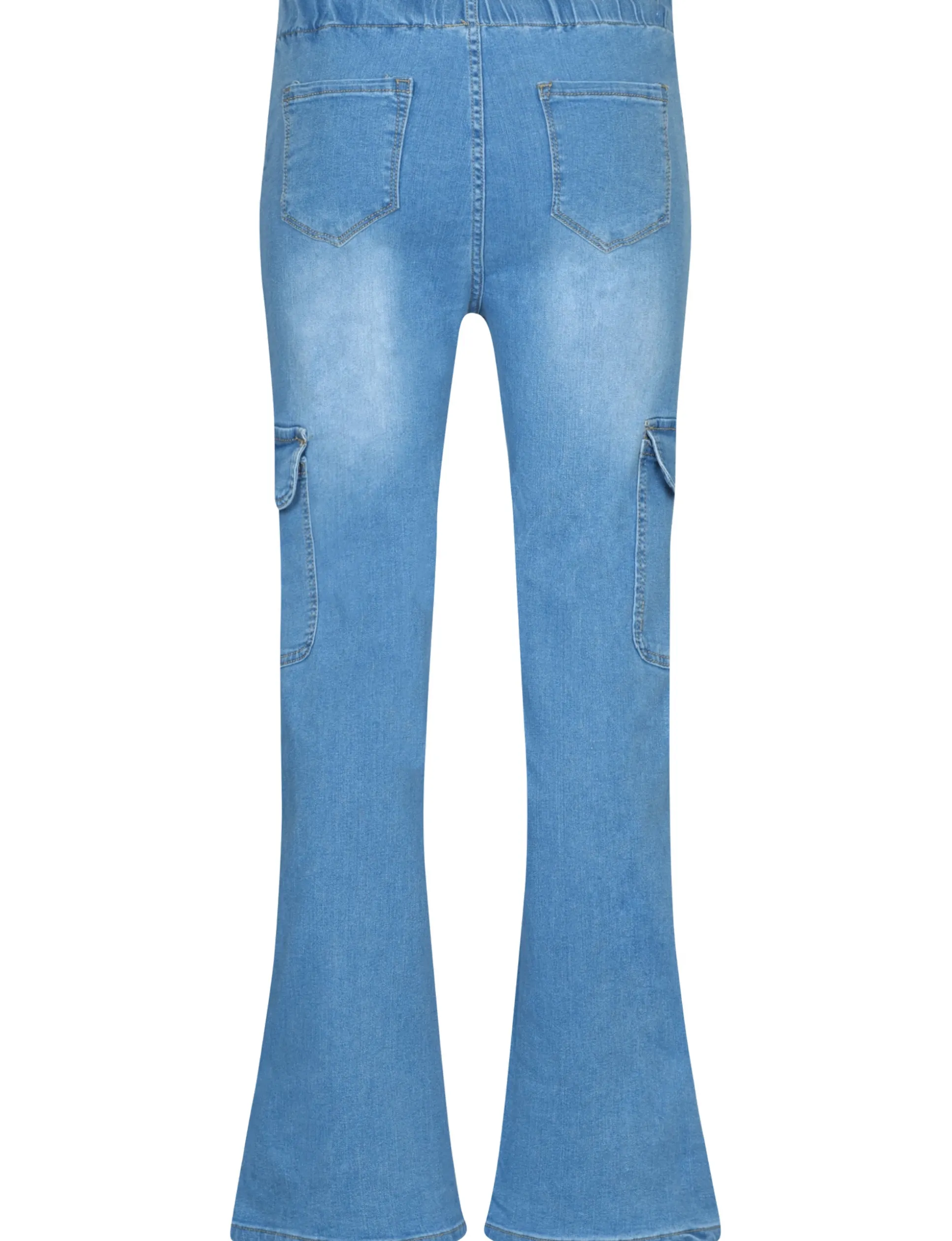 analucy__cargo_jeans_elas_5.webp ANALUCY | Cargo jeans, elastische band Blauw