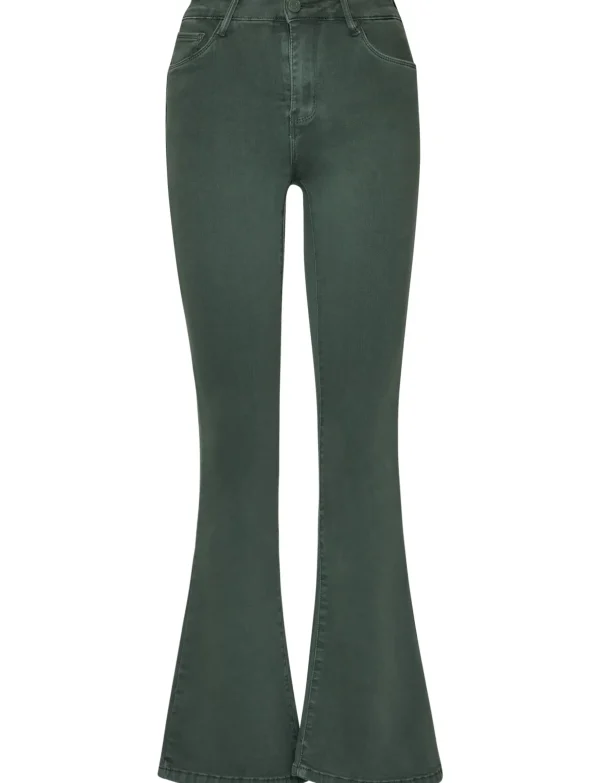 ANALUCY | Flared jeans H6954-A Groen