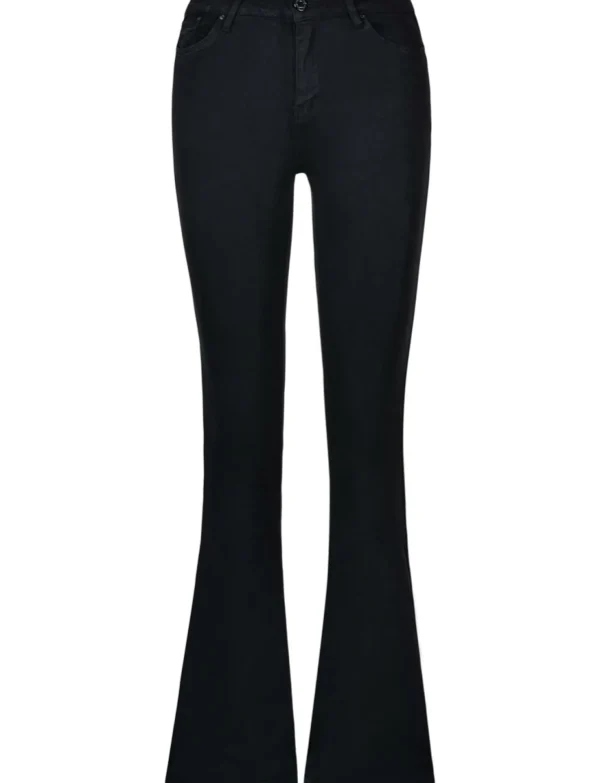 ANALUCY | Flared jeans H6954-A Zwart
