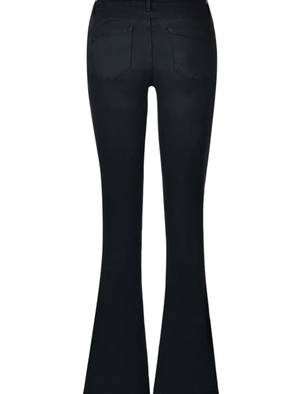 ANALUCY | Flared jeans H6954-A Zwart