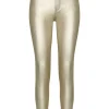 ANALUCY | Leatherlook skinny broek H6986-1 Goud
