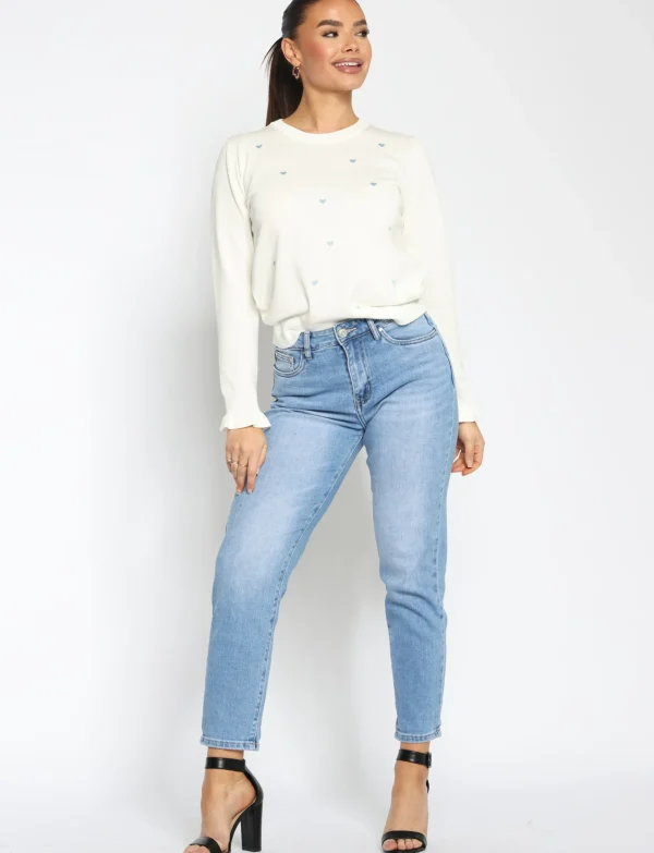 ANALUCY | Mom fit jeans H6975 Blauw