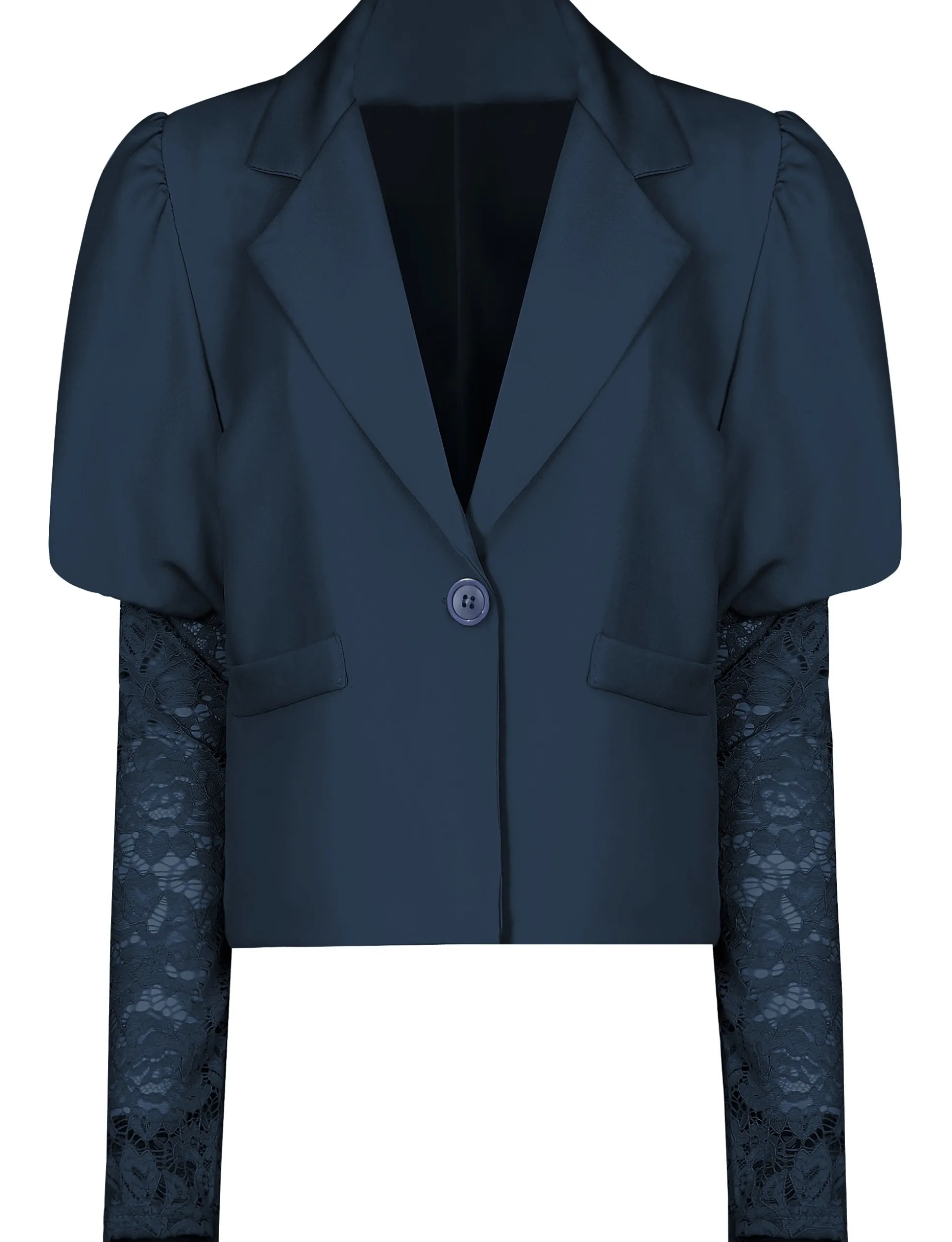 blazer_met_kanten_mouwen__0-1.webp Blazer met kanten mouwen Lulu Donkerblauw