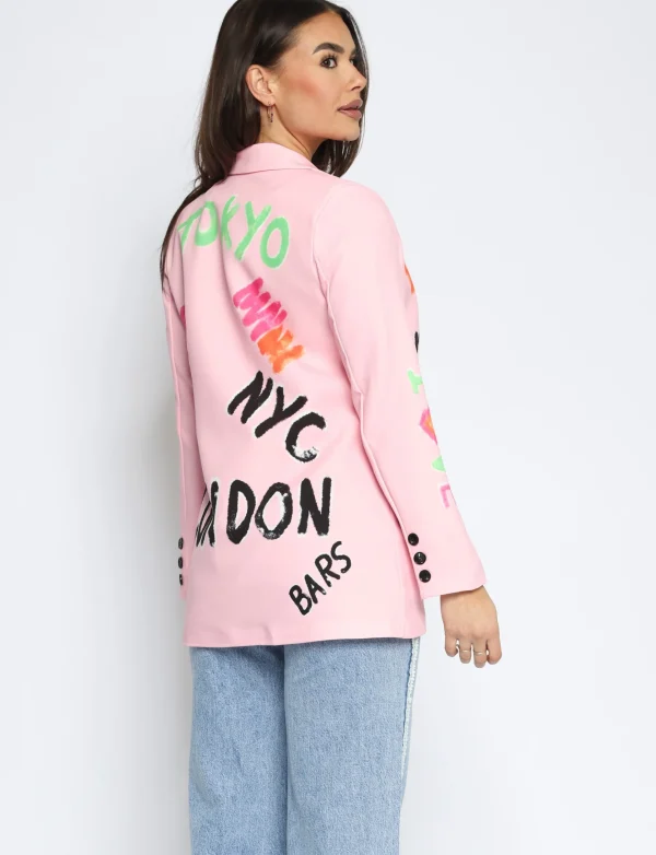 Blazer NYC Lichtroze