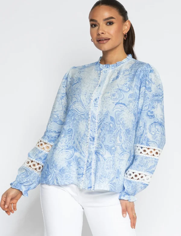 Blouse Benthe Blauw