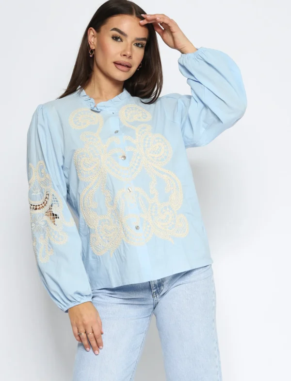 Blouse Dane Lichtblauw