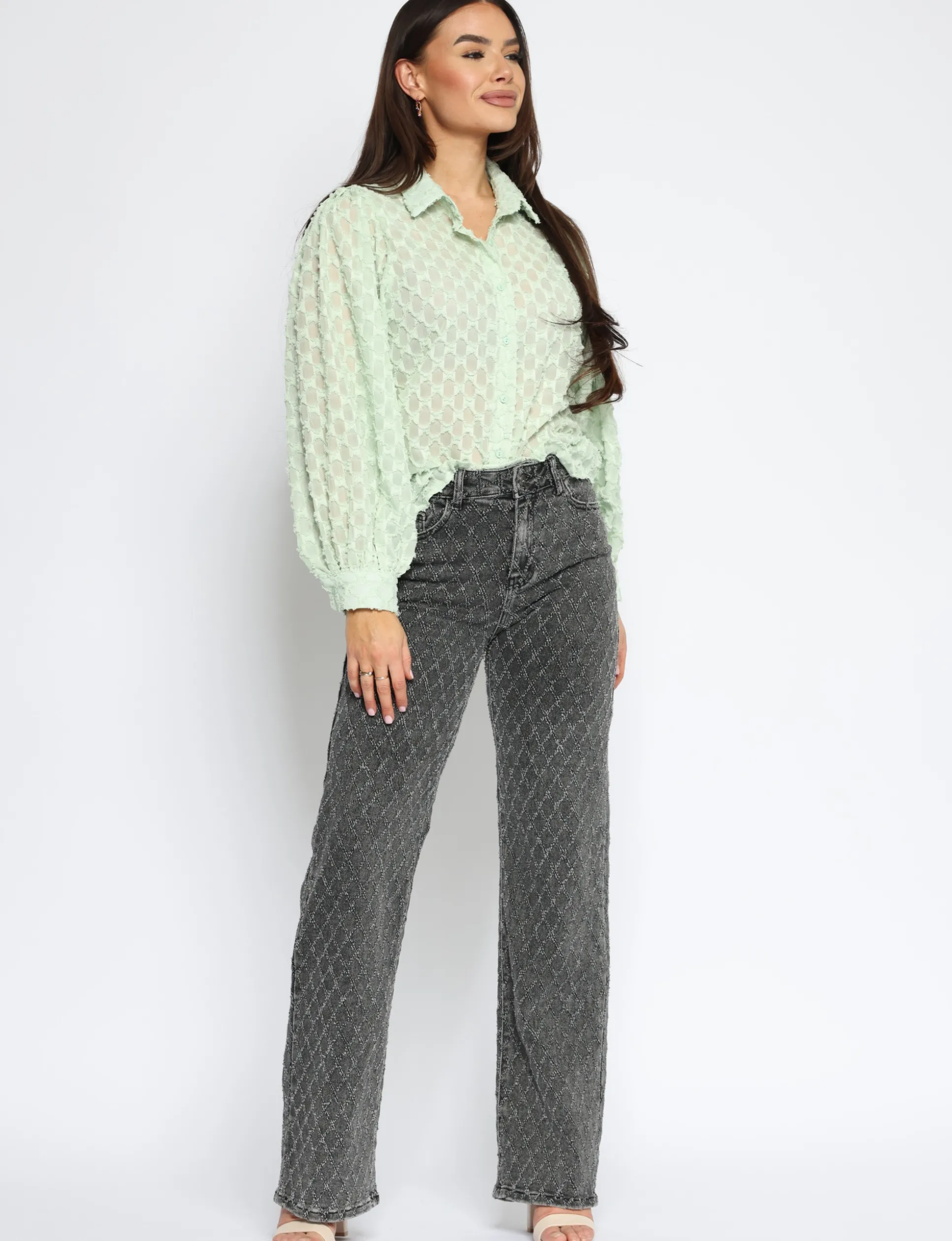 blouse_dania_groen_1.webp Blouse Dania Groen