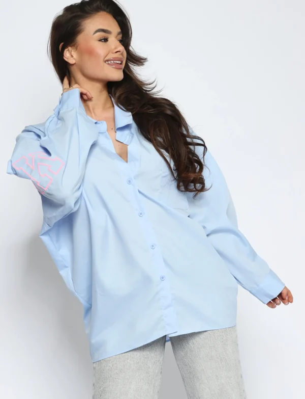 Blouse New York Blauw