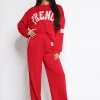 Broek French Rood