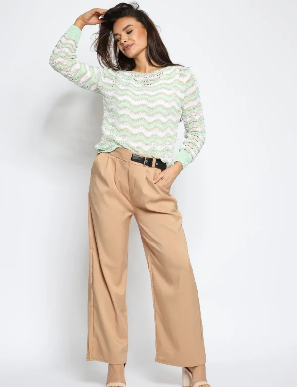 Broek Misty Camel