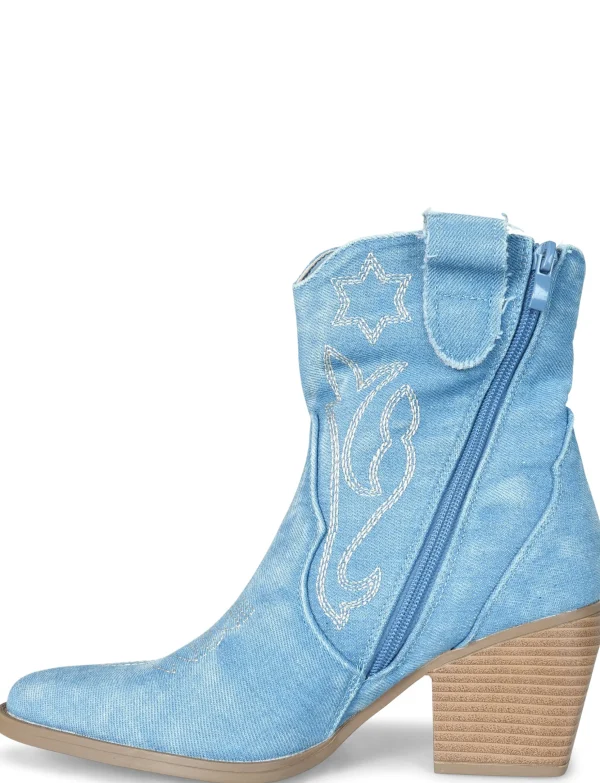Cowboy boot Jeans Bella Lichtblauw