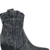Cowboy boot Jeans Bella Zwart