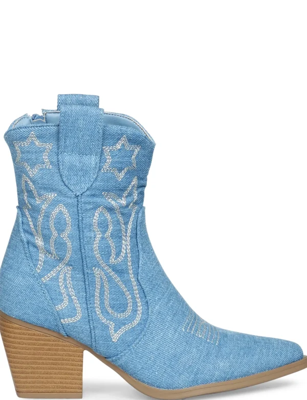 Cowboy Boot Jeans Vive Blauw