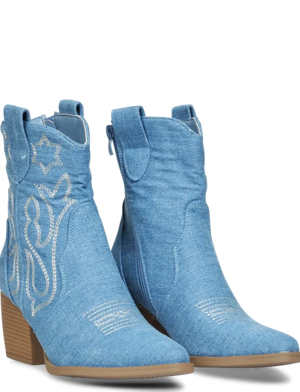 Cowboy Boot Jeans Vive Blauw