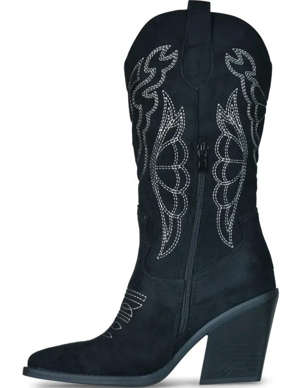 Cowboy Boot Nena Zwart