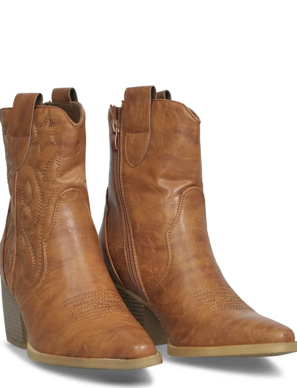 Cowboy Boot Star Camel