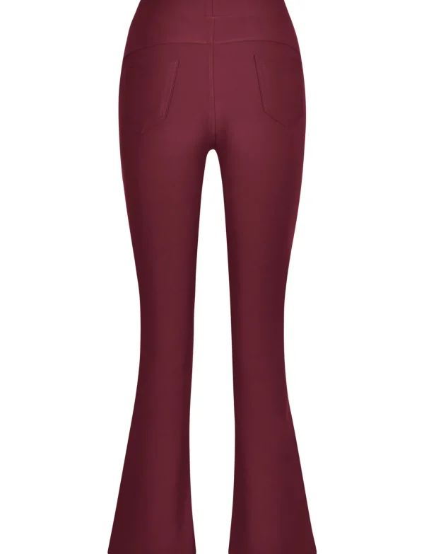 Flared broek Josje Bordeaux