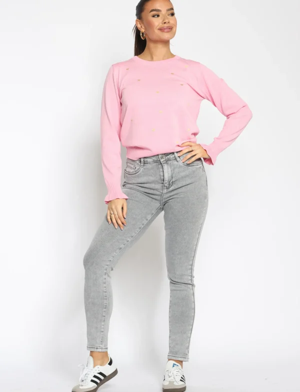 Folyrose | Skinny jeans 6305 Grijs