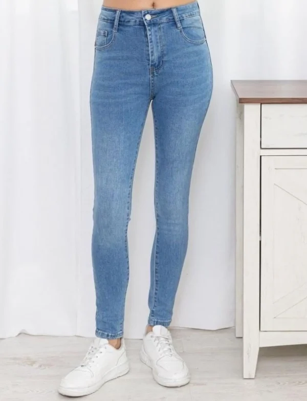 Folyrose | Skinny jeans L8061 Blauw