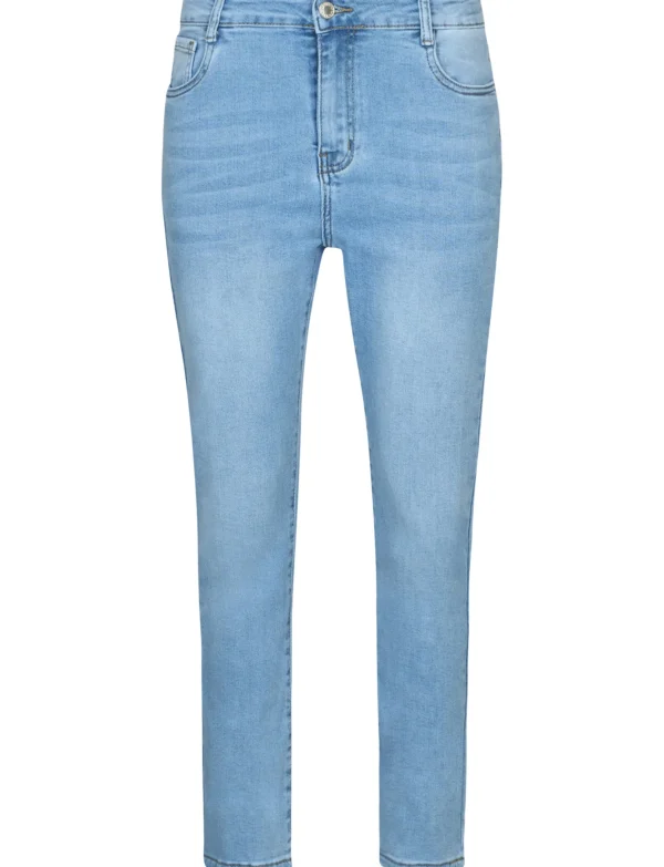 Folyrose | Straight jeans FY-10376 Blauw