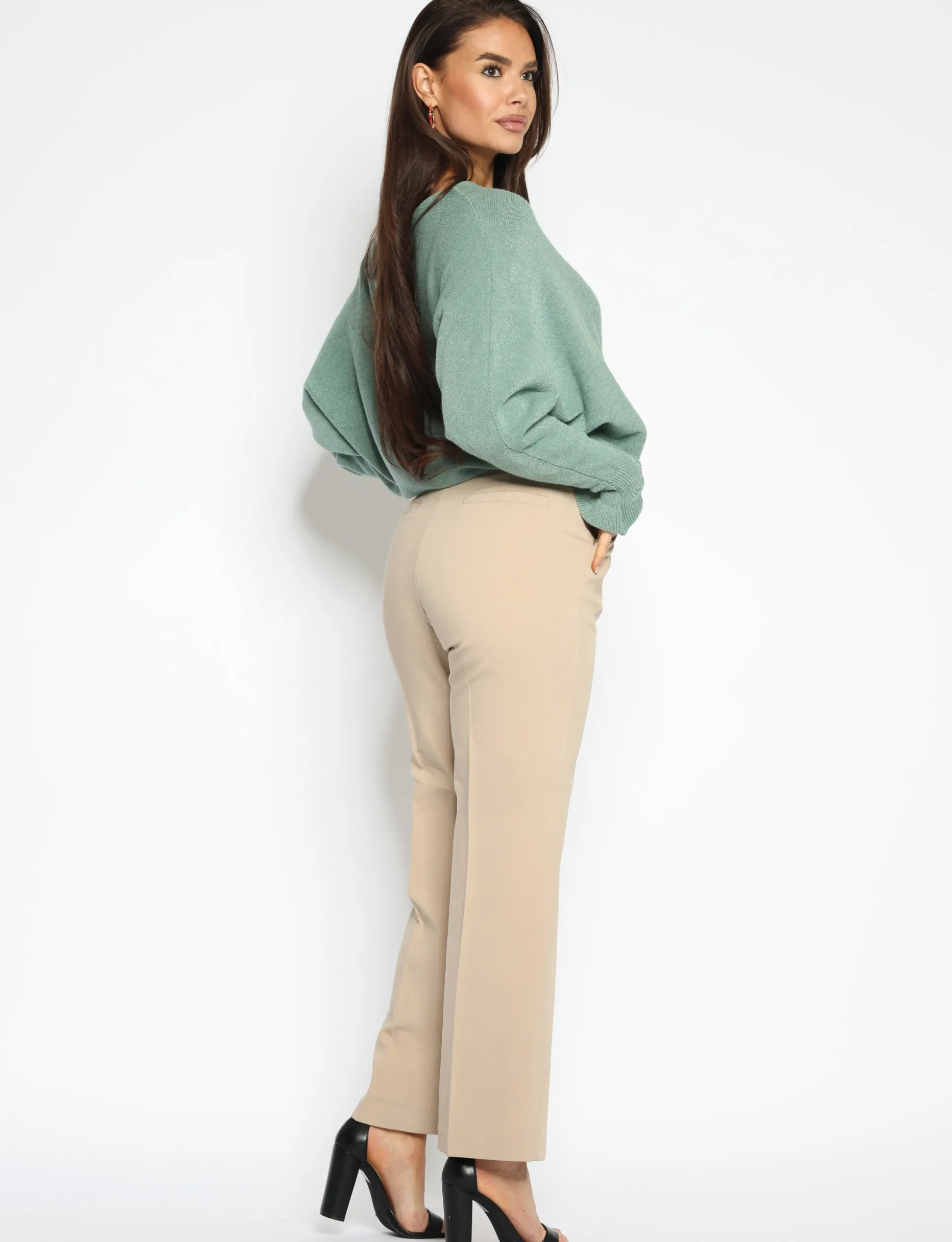 folyrose__straight_leg_pa_2.webp Folyrose | Straight leg, pantalon F8003S Zand