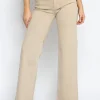 Folyrose | Wide leg jeans Y6590 Taupe