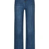 Folyrose | Wide leg jeans 10306 Donkerblauw
