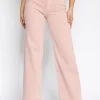 Folyrose | Wide leg jeans Lola-N Roze