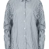 Gestreepte blouse Jasmijn Grijs