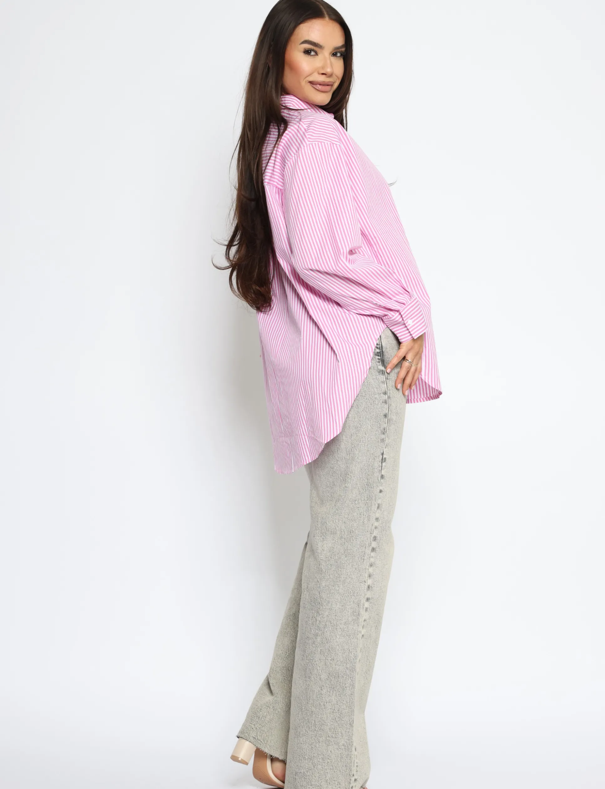 gestreepte_blouse_lyna_ro_2.webp Gestreepte blouse Lyna Roze