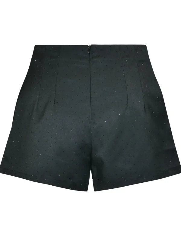 Glitter short Floor Zwart