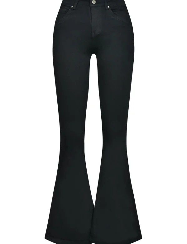 Goodies | Flared jeans DJ2415 Zwart
