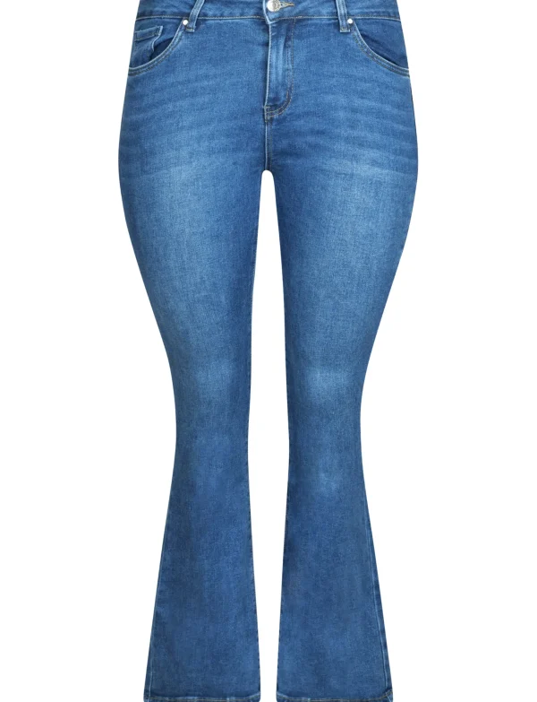 Goodies | Flared jeans Emily Blauw