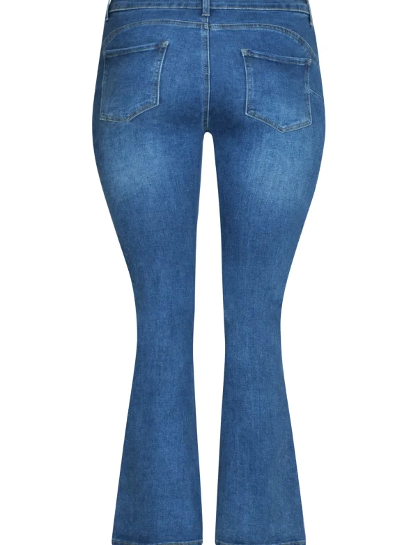 Goodies | Flared jeans Emily Blauw