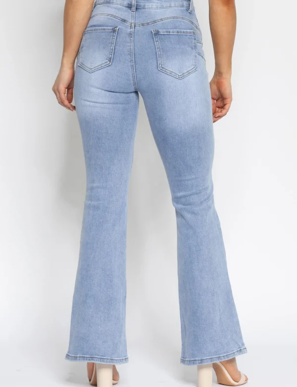 Goodies | Flared jeans Luna Lichtblauw