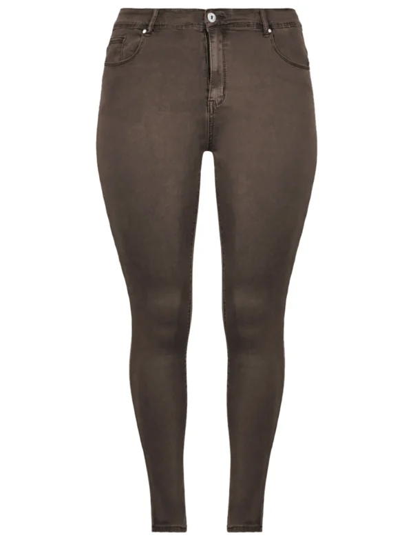 Goodies | Skinny jeans Q628 Bruin