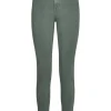 Goodies | Skinny jeans Q818 Donkergroen