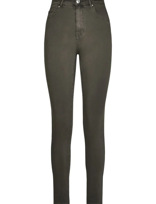 Goodies | Skinny jeans Q818 Donkerbruin