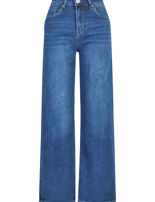 Goodies | Wide leg jeans DJ2541-42 Donkerblauw
