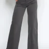 Goodies | Wide leg jeans DJ2497-98 Donkergrijs