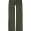 Goodies | Wide leg jeans DJ2497-98 Donkergroen