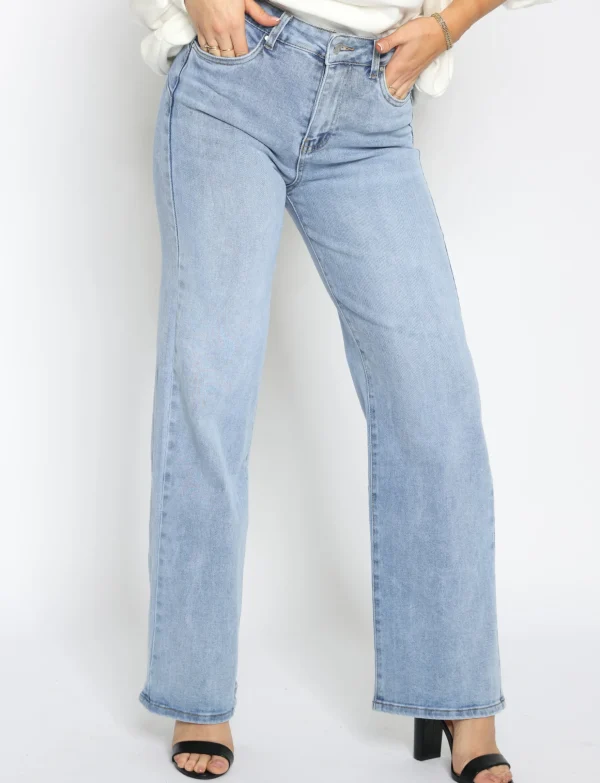 Goodies | Wide leg jeans DJ2600 Blauw