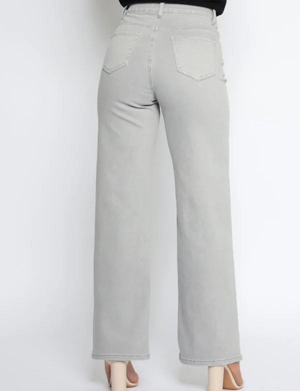 Goodies | Wide leg jeans DJ2497-98 Lichtgrijs