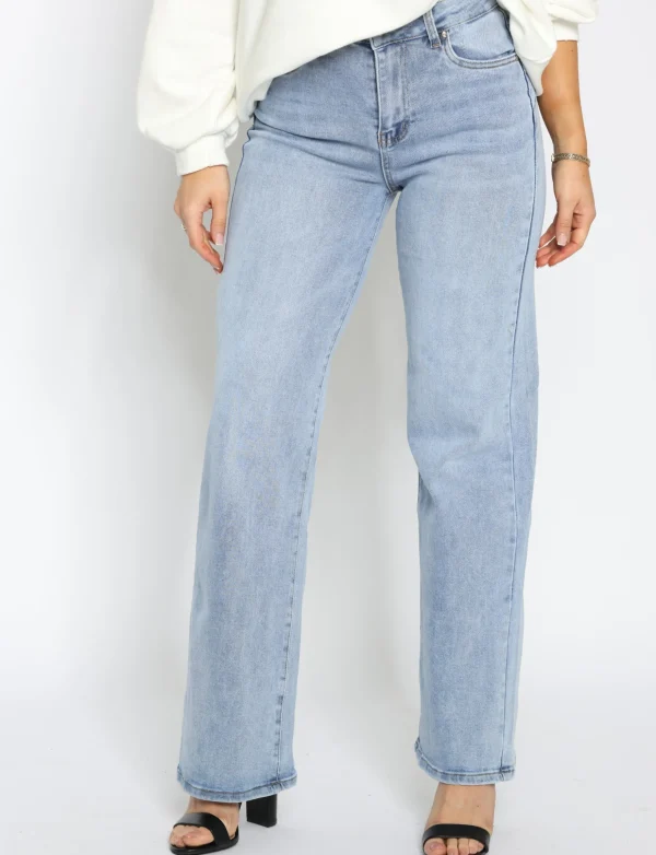 Goodies | Wide leg jeans DJ2600 Blauw