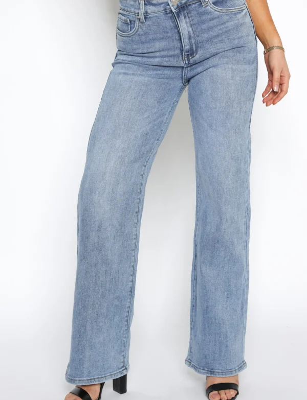 Goodies | Wide leg jeans DJ2601 Blauw