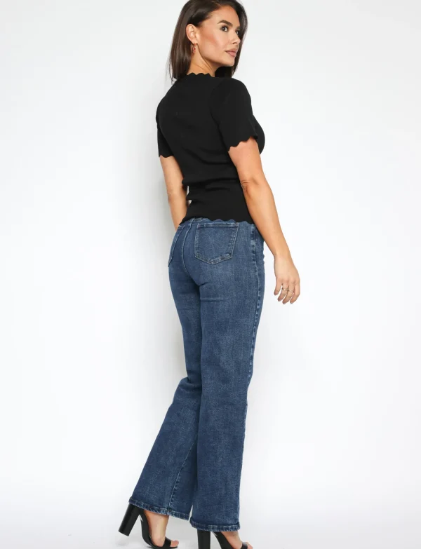 Goodies | Wide leg jeans DJ2530 Blauw