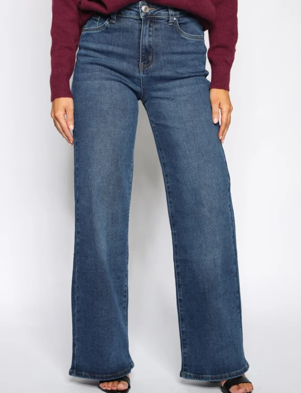Goodies | Wide leg jeans DJ2535 Blauw