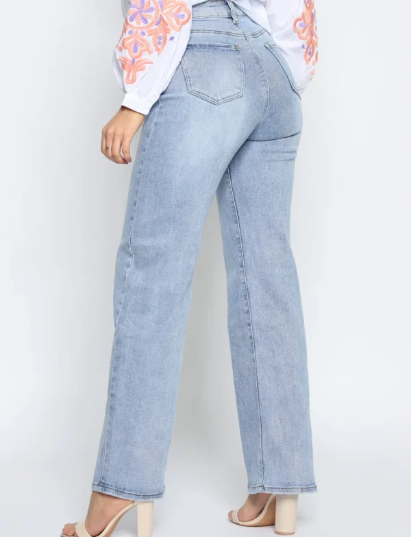 Goodies | Wide leg jeans DJ2434 Blauw