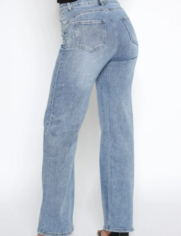 Goodies | Wide leg jeans DJ2601 Blauw