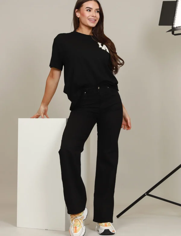 Goodies | Wide leg jeans DJ2405 Zwart